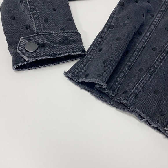 NWT DL1961 kids light weight black denim jacket, size S - Picture 4 of 8